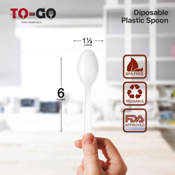 Plastic Spoons - 1000 Pcs