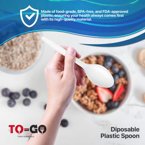 Plastic Spoons - 1000 Pcs