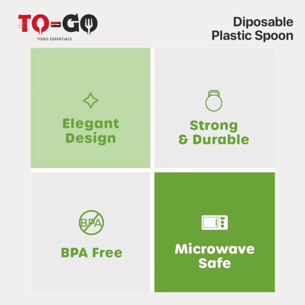 Plastic Spoons - 1000 Pcs